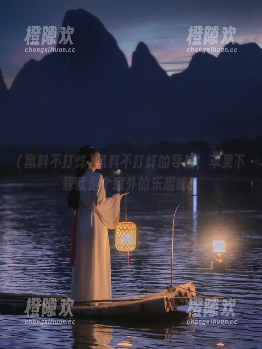 黑料不打烊的导航，苹果下载就是个意外的乐趣嘛！